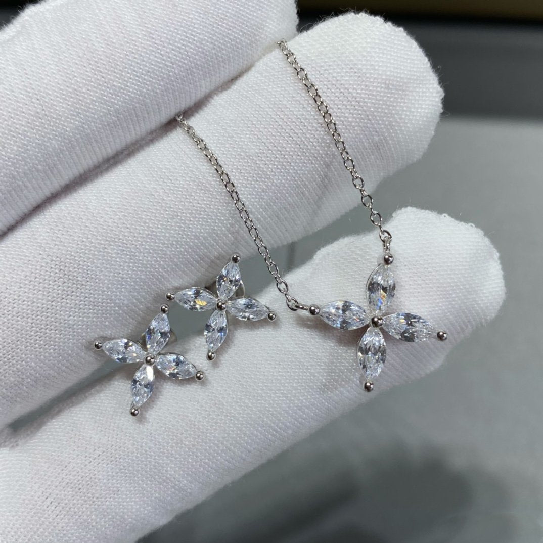 [Lume Jewelry]VICTORIA SILVER DIAMOND STUD MINI EARRINGS