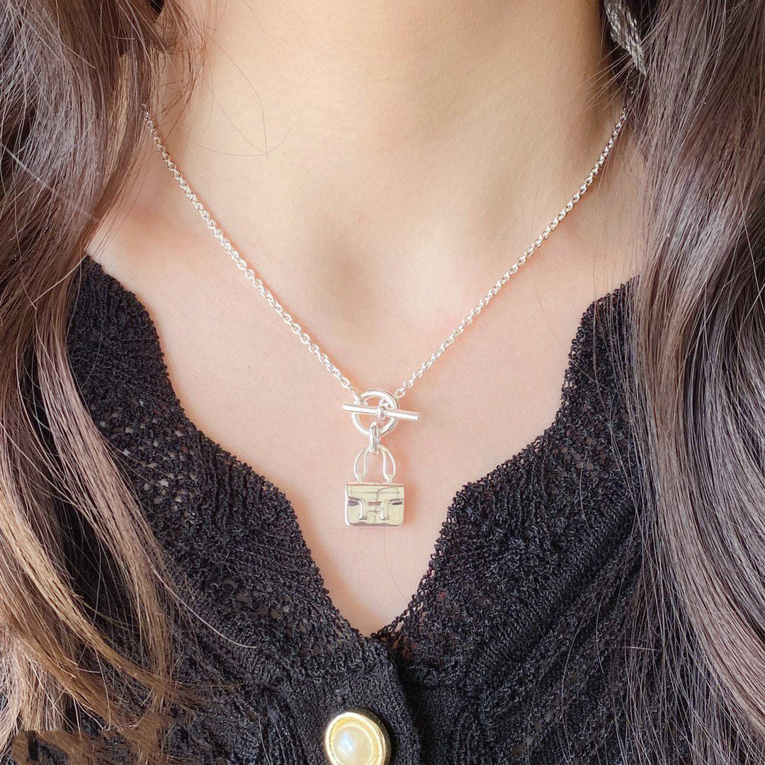 ¡®Lume Jewelry¡¯CONSTANCE PEDANT SILVER NECKLACE