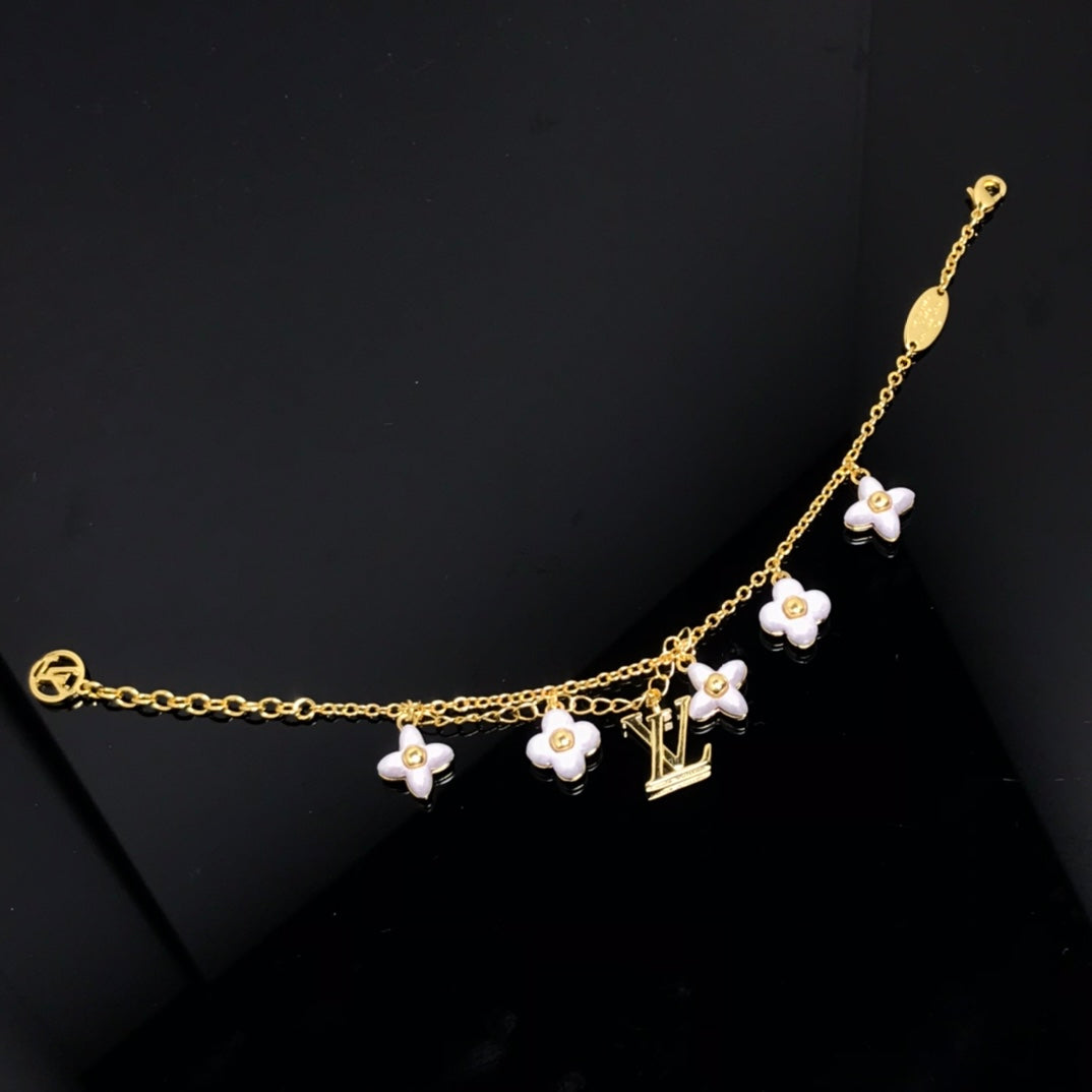 ¡®Lume Jewelry¡¯LOGO 6 MOTIF STAR AND SUN GOLD BRACELET