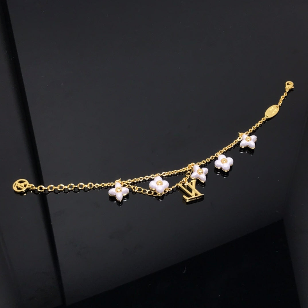 ¡®Lume Jewelry¡¯LOGO 6 MOTIF STAR AND SUN GOLD BRACELET