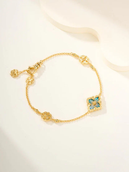 [Lume Jewelry]B.C.L ENAMELED One-Flower Bracelet£¨Various Colors)