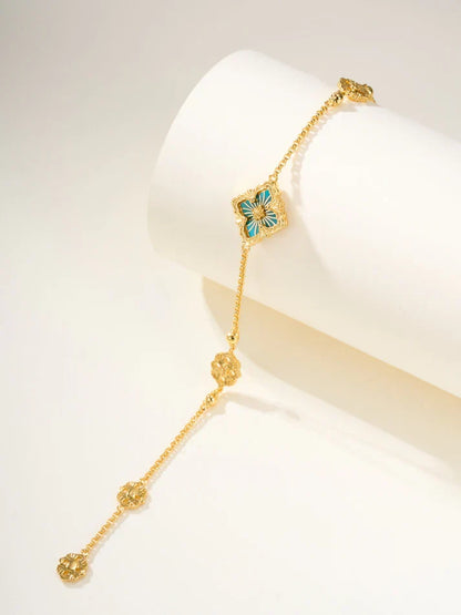 [Lume Jewelry]B.C.L ENAMELED One-Flower Bracelet£¨Various Colors)