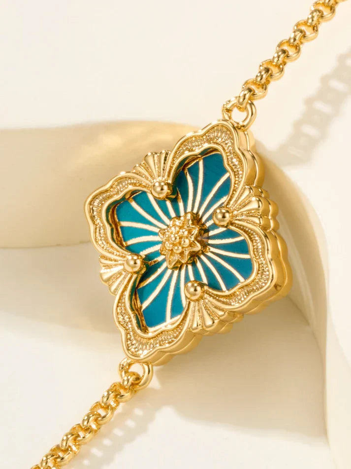 [Lume Jewelry]B.C.L ENAMELED One-Flower Bracelet£¨Various Colors)