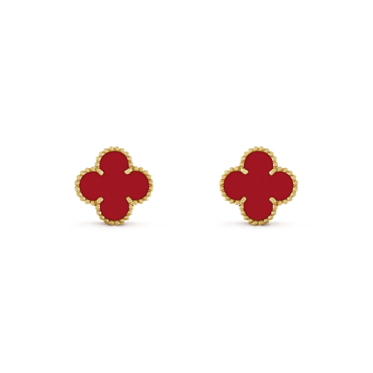 ¡®Lume Jewelry¡¯CLOVER MINI 9.5MM CARNELIAN EARRINGS