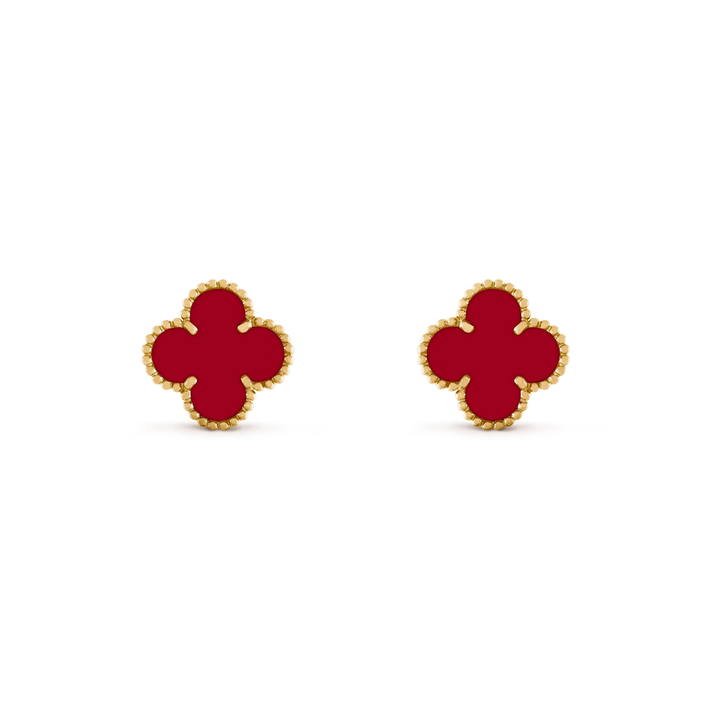 ¡®Lume Jewelry¡¯CLOVER MEDIUM 1 MOTIFS CARNELIAN  EARRINGS