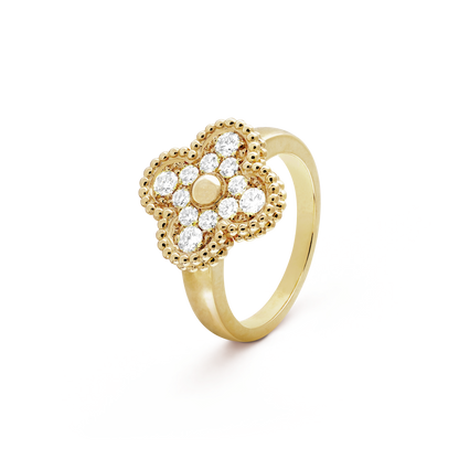 ¡®Lume Jewelry¡¯CLOVER DIAMOND RING