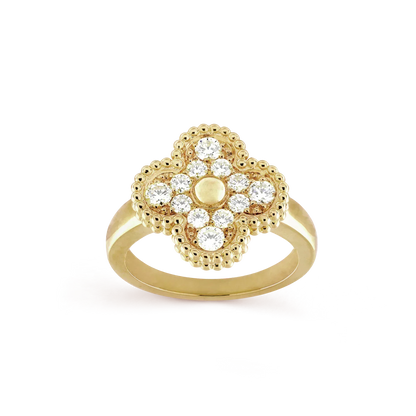 ¡®Lume Jewelry¡¯CLOVER DIAMOND RING