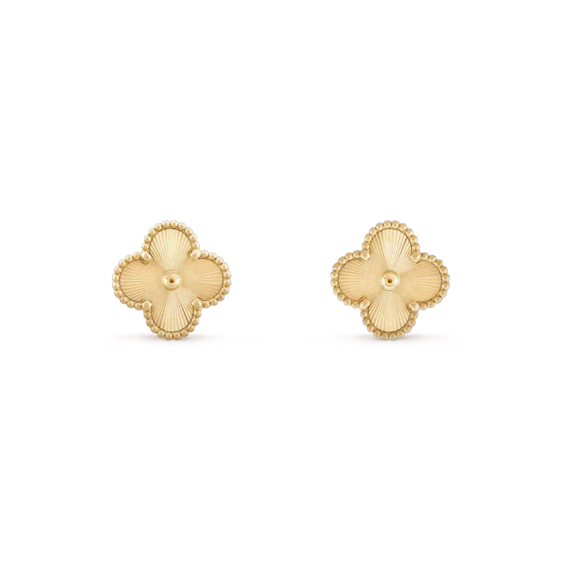 ¡®Lume Jewelry¡¯CLOVER MINI 9.5MM LASER EARRINGS