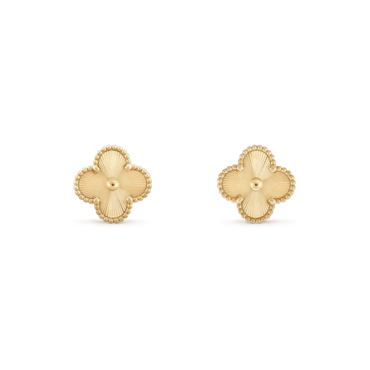 ¡®Lume Jewelry¡¯CLOVER MINI 9.5MM LASER EARRINGS