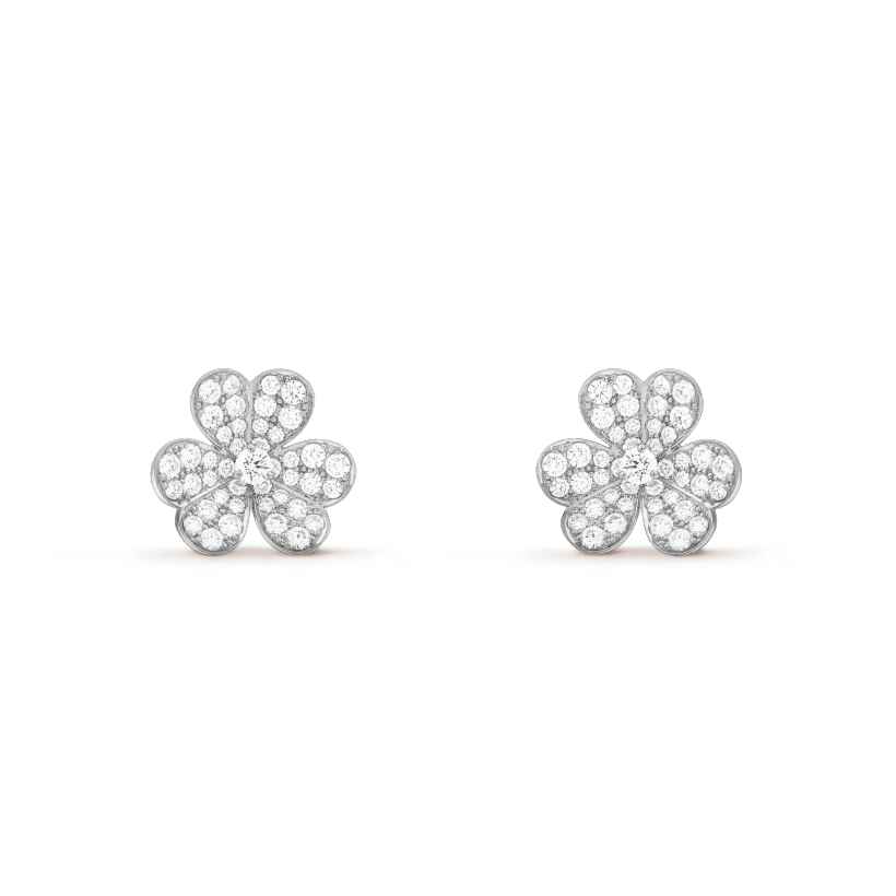 ¡®Lume Jewelry¡¯CLOVER COMOS DIAMOND EARRINGS SILVER