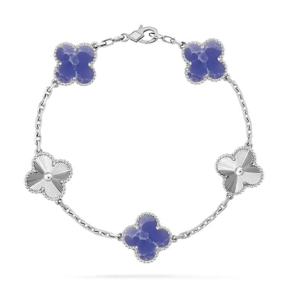 [Lume Jewelry]New CLOVER 5 MOTIF BLUE VEINS BRACELET COLLECTION