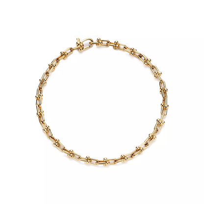 [Lume Jewelry]HARDWEAR MICRO LINK 44 MOTIF GOLD BRACELET