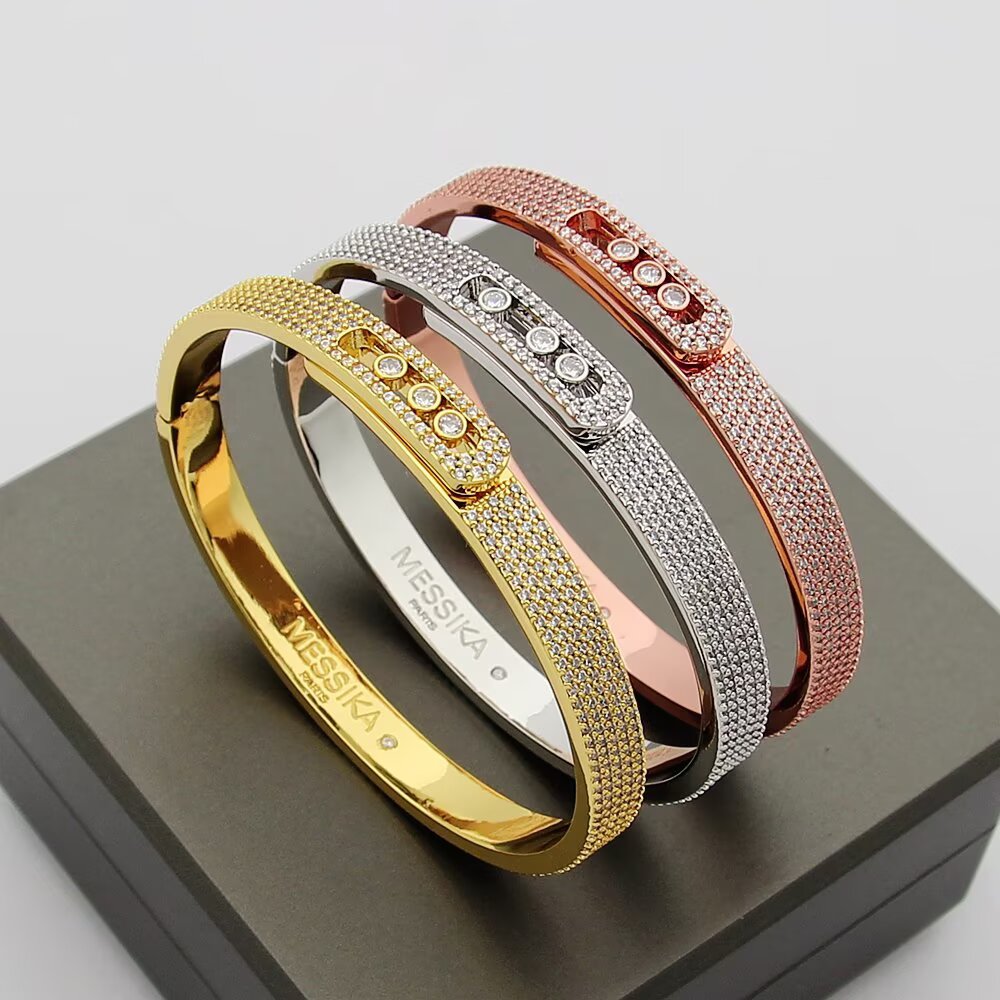 [Lume Jewelry]Move Noa Full Pavé Diamond Bangle Bracelet