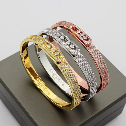[Lume Jewelry]Move Noa Full Pavé Diamond Bangle Bracelet
