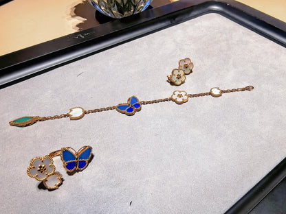 [Lume Jewelry] 2026 NEW MODEL SPRING LUCKY 3 MOTIF GOLD RING