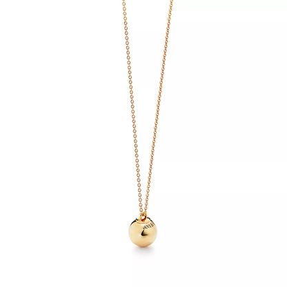 [Lume Jewelry]BALL PENDANT 12.75MM NECKLACE