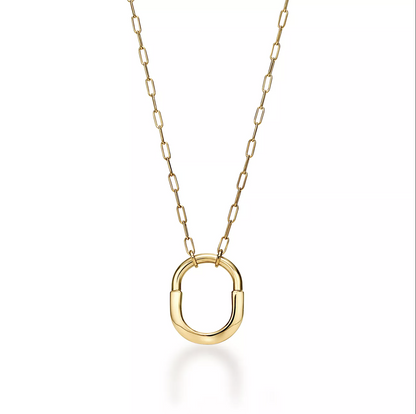 [Lume Jewelry]LOCK NECKLACE GOLD