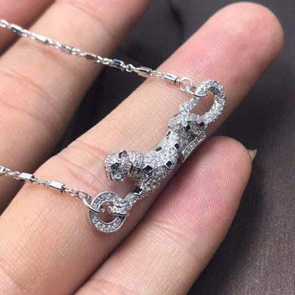 ¡®Lume Jewelry¡¯Pave Panther Pendant Necklace
