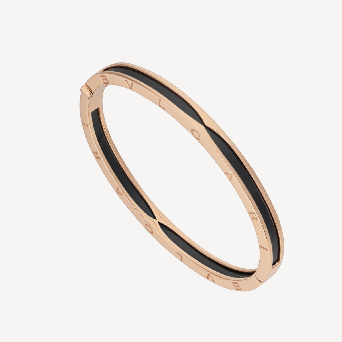 [Lume Jewelry]ZERO 1 PINK GOLD WITH BLACK CERAMIC BRACELET