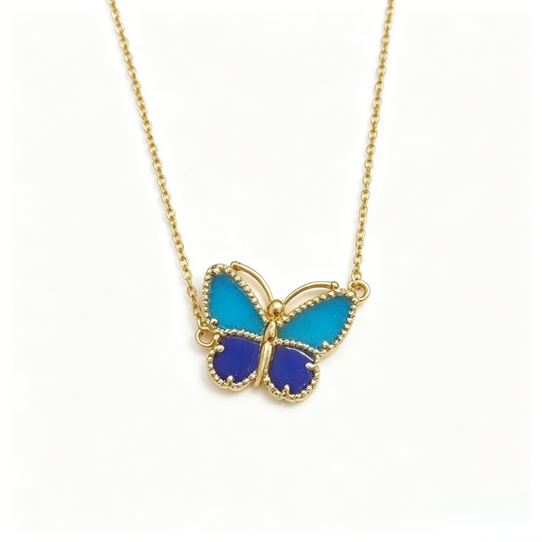 [Lume Jewelry] 2026 NEW LUCKY BUTTERFLY 1 MOTIFS NECKLACE