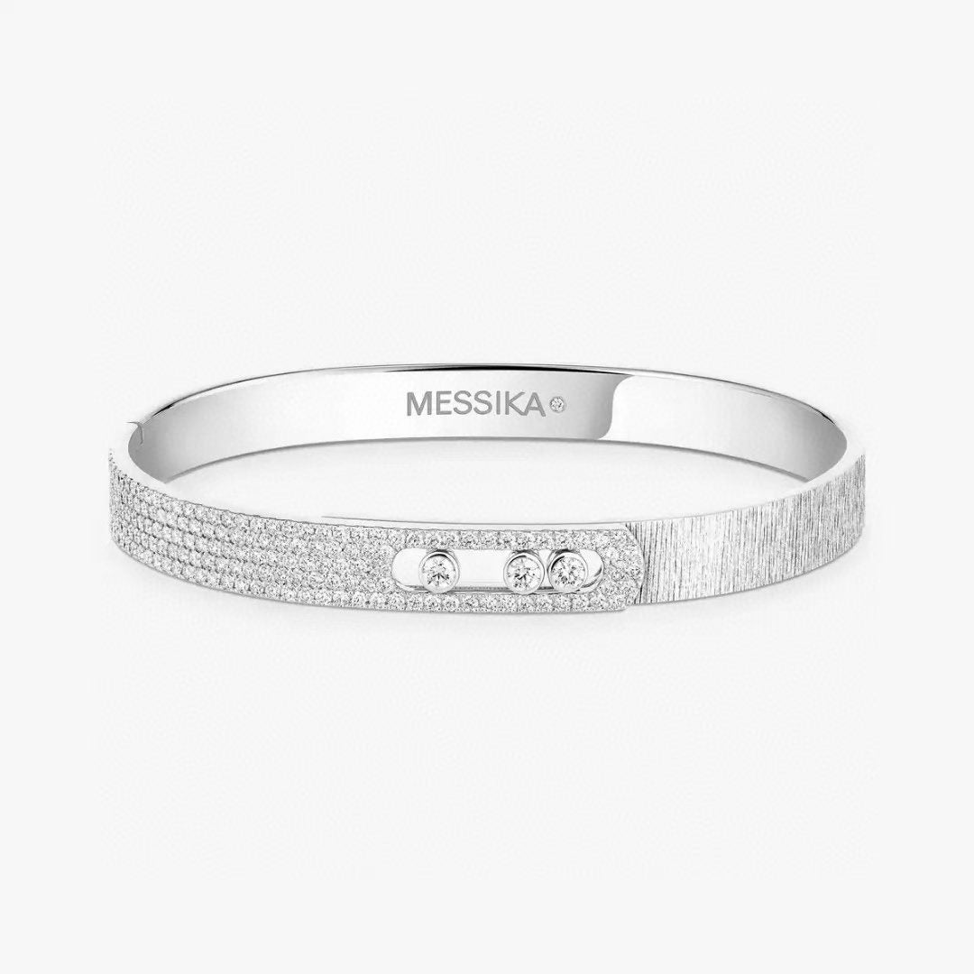 [Lume Jewelry] 2026 BRAND-NEW FROSTED BRACELET WITH DIAMONDS THREE COLORS
