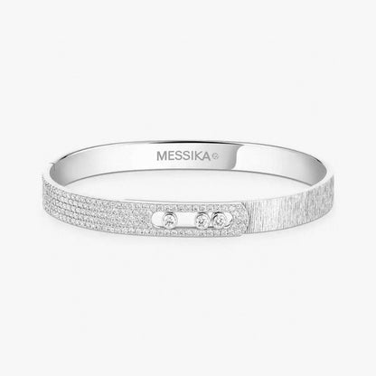 [Lume Jewelry] 2026 BRAND-NEW FROSTED BRACELET WITH DIAMONDS THREE COLORS