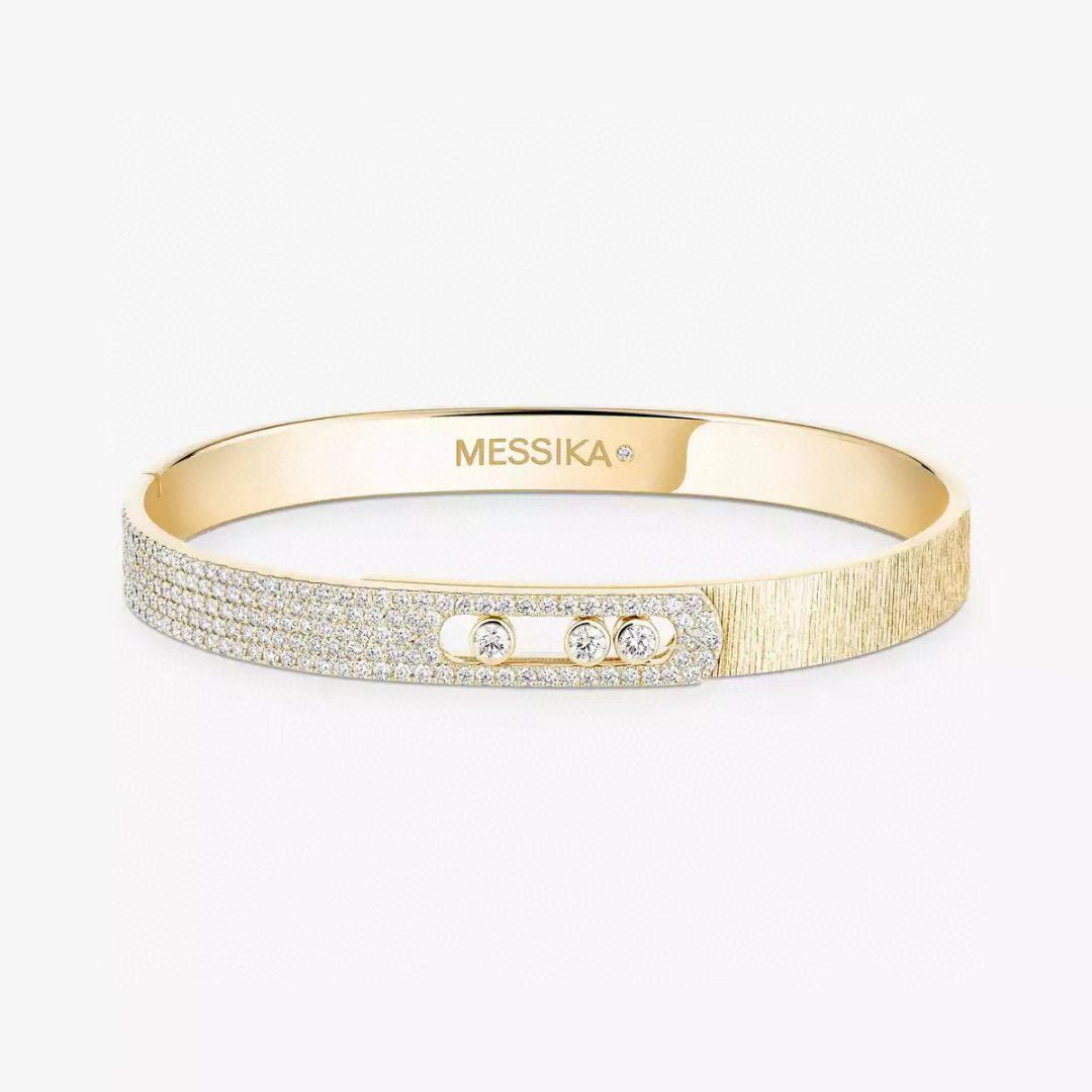 [Lume Jewelry] 2026 BRAND-NEW FROSTED BRACELET WITH DIAMONDS THREE COLORS