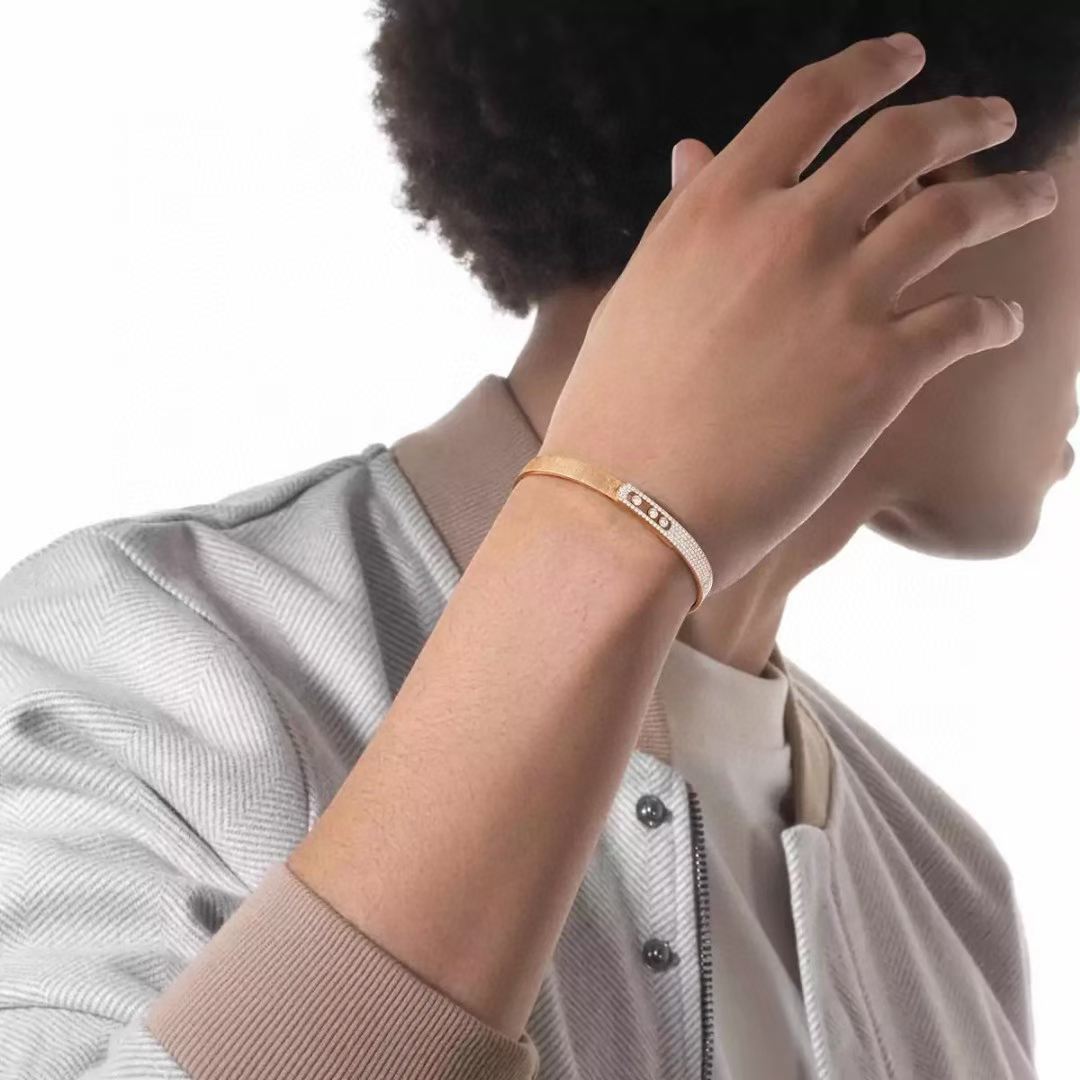 [Lume Jewelry] 2026 BRAND-NEW FROSTED BRACELET WITH DIAMONDS THREE COLORS