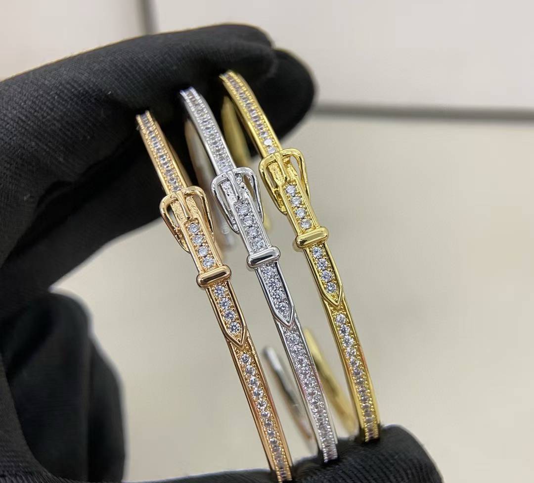 [Lume Jewelry] DIAMOND-ENCRUSTED BRACELET THREE COLORS