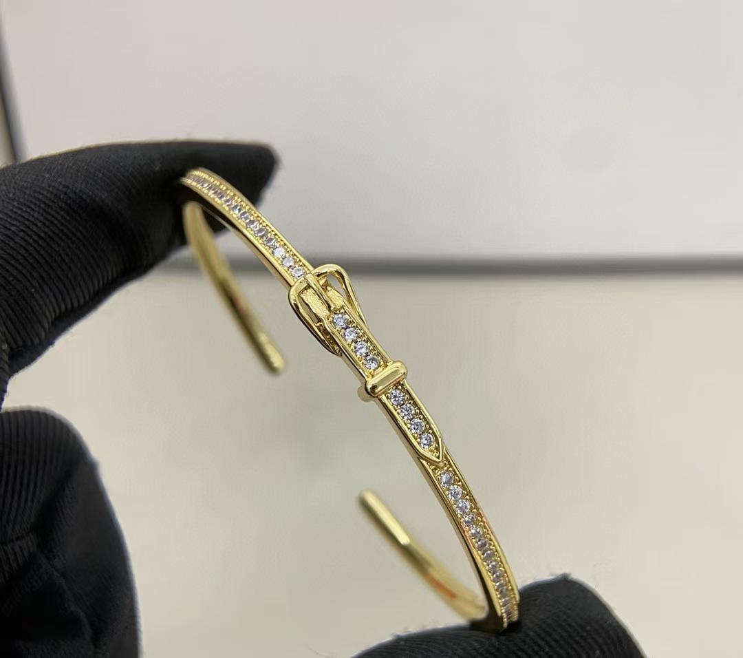 [Lume Jewelry] DIAMOND-ENCRUSTED BRACELET THREE COLORS