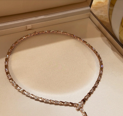 [Lume Jewelry]NEW！SERPENT DIAMOND NECKLACE