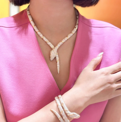 [Lume Jewelry]HAUTE COUTURE GOLD SERPENTI NECKLACE