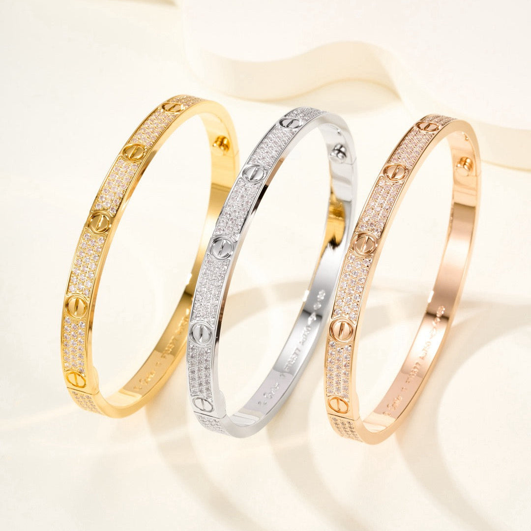 ¡®Lume Jewelry¡¯LOVE BRACELET 4.8MM DIAMOND-PAVED