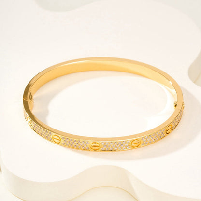 ¡®Lume Jewelry¡¯LOVE BRACELET 4.8MM DIAMOND-PAVED
