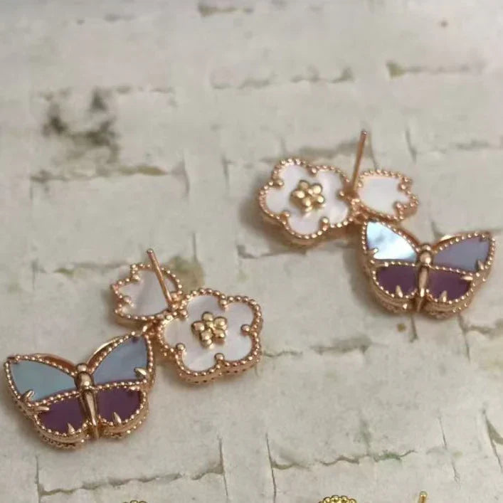 [Lume Jewelry]26 NEW CLOVER LUCKY LIGHT PURPLE SET