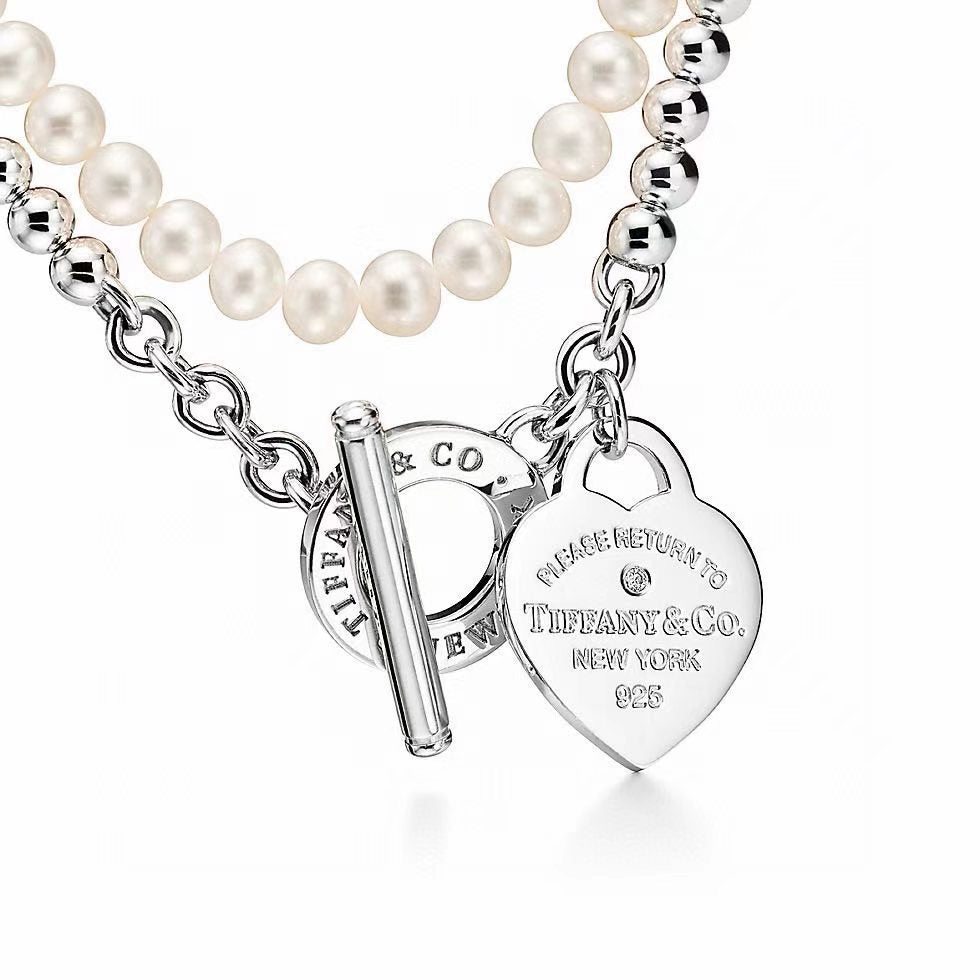 [Lume Jewelry] Double-clasp Pearl Necklace、Bracelet