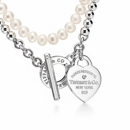[Lume Jewelry] Double-clasp Pearl Necklace、Bracelet