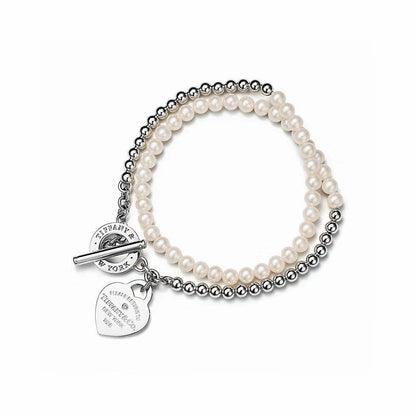 [Lume Jewelry] Double-clasp Pearl Necklace、Bracelet