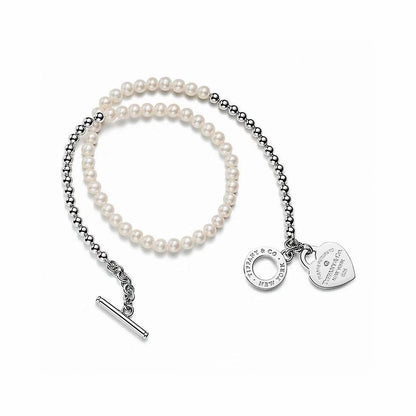 [Lume Jewelry] Double-clasp Pearl Necklace、Bracelet