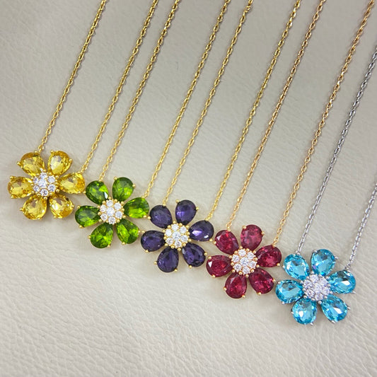 [Lume Jewelry] flower necklace