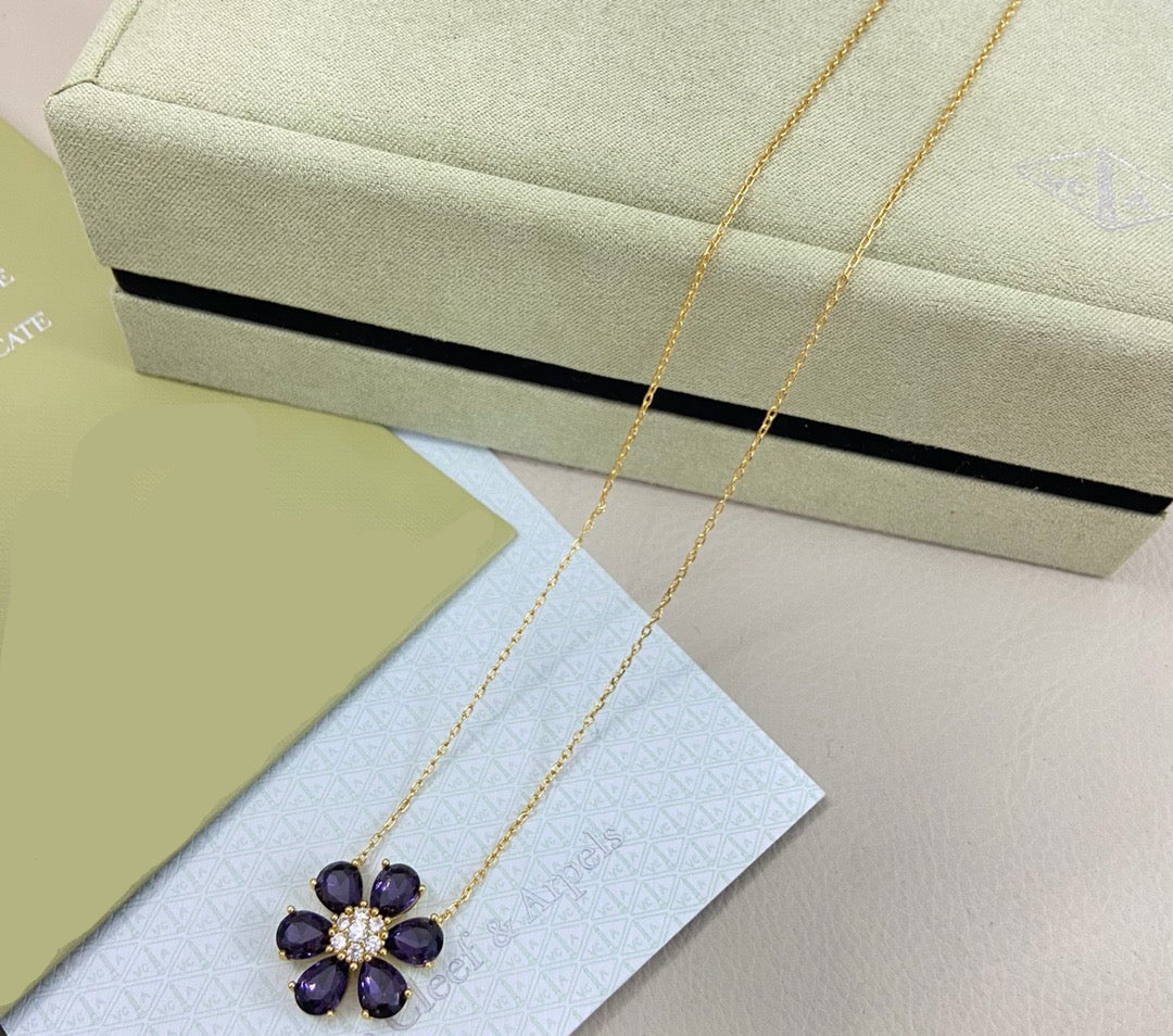 [Lume Jewelry] flower necklace