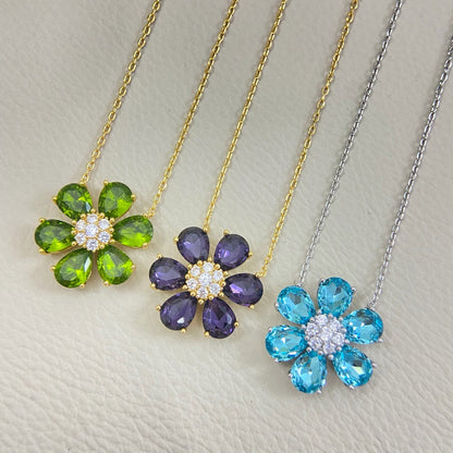 [Lume Jewelry] flower necklace