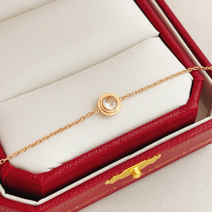 [Lume Jewelry] UFO Series Single Diamond Bracelet