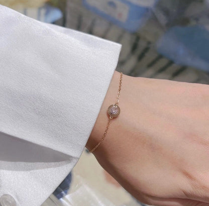 [Lume Jewelry] UFO Series Single Diamond Bracelet