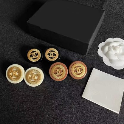 [Lume Jewelry]Classic Double C Earrings