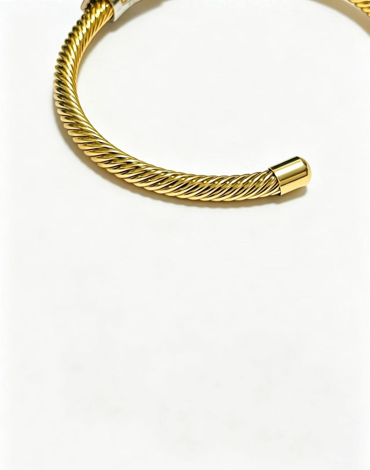 ¡®Lume Jewelry26 New Open Horseshoe Bangle