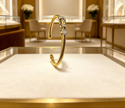 ¡®Lume Jewelry26 New Open Horseshoe Bangle