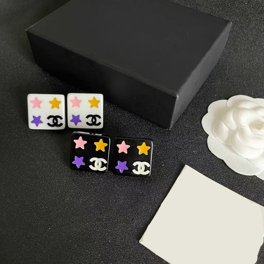 [Lume Jewelry]Square Stud Earrings