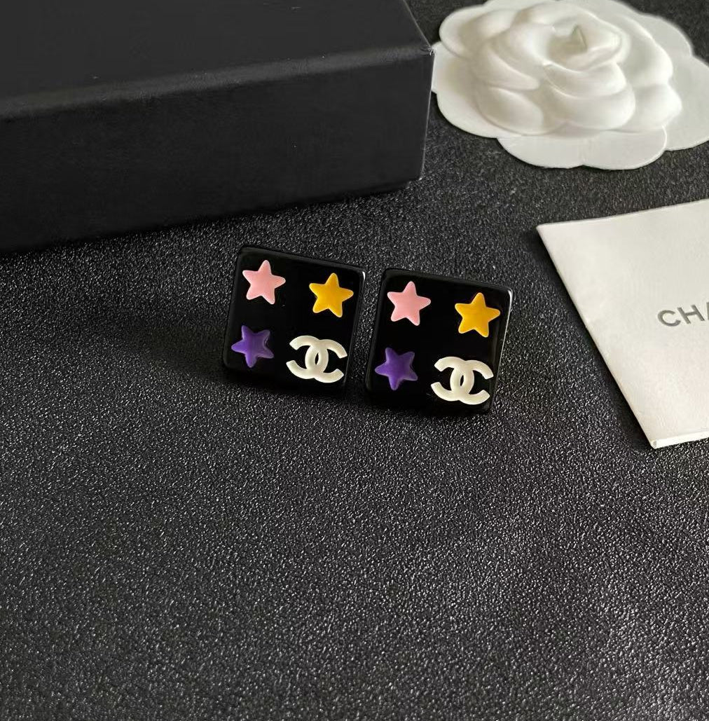 [Lume Jewelry]Square Stud Earrings
