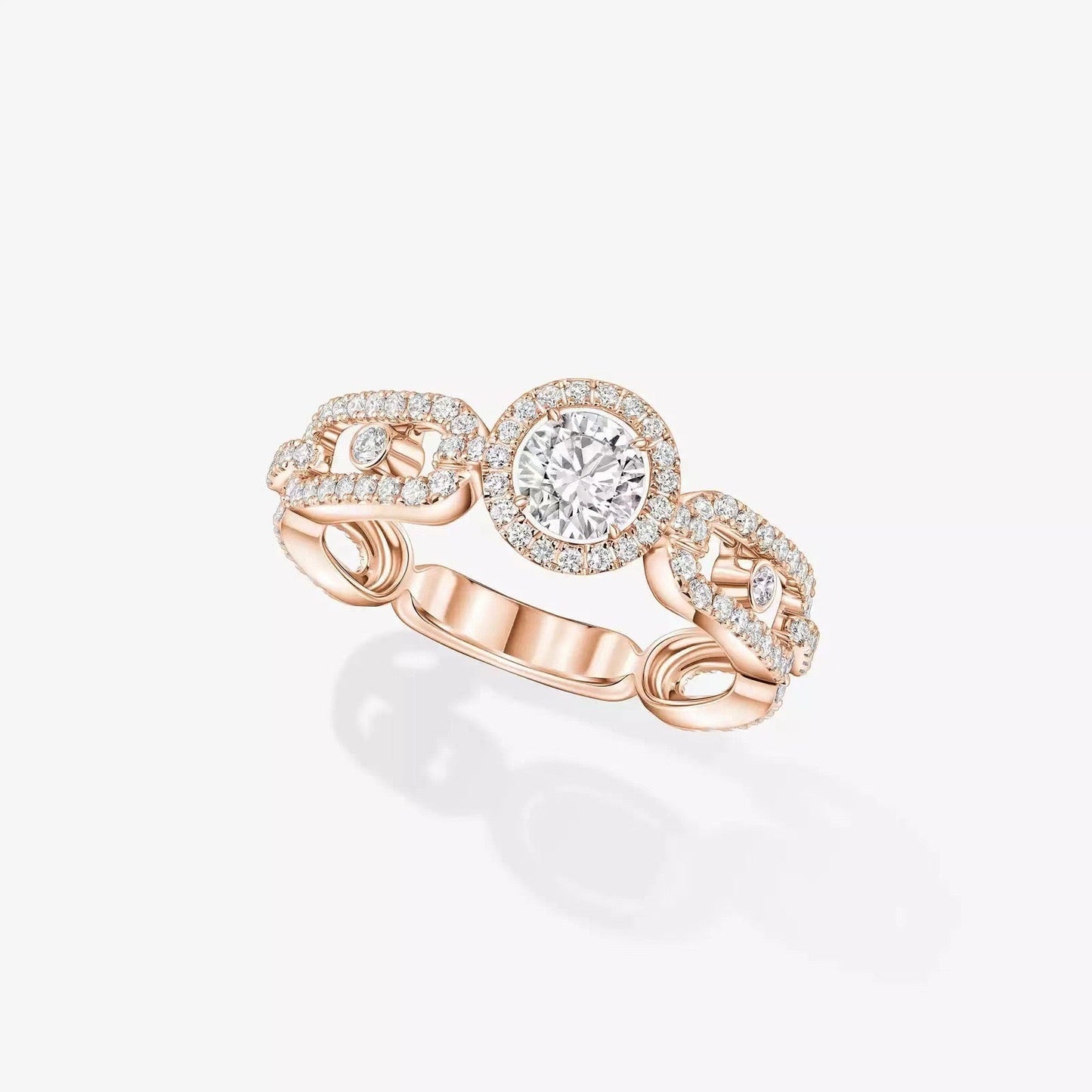 [Lume Jewelry]Move Link Solitaire Ring